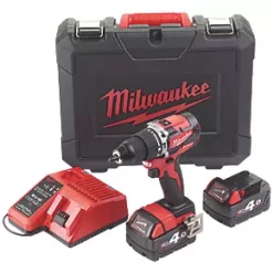 Refurb Milwaukee M18 CBLPD-402C 18V 2 x 4.0Ah Li-Ion RedLithium Brushless Cordless Combi Drill