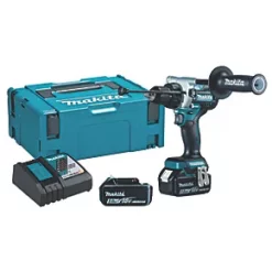 Makita DHP486RTJ 18V 2 x 5.0Ah Lithium LXT Brushless Cordless Combi Drill
