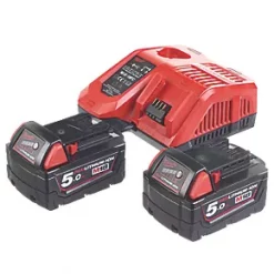 Milwaukee M18 FPD2-502X FUEL 18V 2 x 5.0Ah Li-Ion RedLithium Brushless Cordless Combi Drill -Drill Shop 195FJ A4
