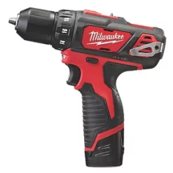 Milwaukee M12 BDD-202C 12V 2 x 2.0Ah Li-Ion RedLithium Cordless Sub-Compact Drill Driver