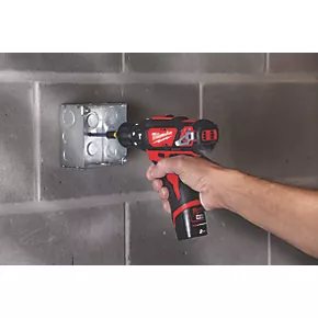 Milwaukee M12 BPD-202C 12V 2 x 2.0Ah Li-Ion RedLithium Cordless Sub-Compact Percussion Drill 4 Milwaukee M12 BPD-202C 12V 2 x 2.0Ah Li-Ion RedLithium Cordless Sub-Compact Percussion Drill - Image 4