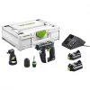 Festool CXS 10.8V 2 x 2.6Ah Li-Ion Cordless Multipurpose Drill