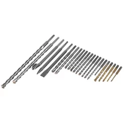 Titan TTB631SDS 6.3kg Electric SDS Plus Drill & 22 Piece Accessory Kit 230-240V -Drill Shop 4172G A3