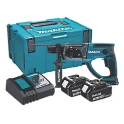 Makita DHR202RFJ 3.2kg 18V 2 x 3.0Ah Li-Ion LXT Cordless SDS Rotary Hammer Drill