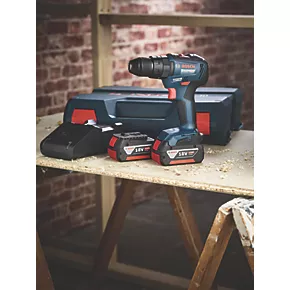 Bosch GSB 18 V-55 18V 2 x 4.0Ah Li-Ion Coolpack Brushless Cordless Combi Drill 3 Bosch GSB 18 V-55 18V 2 x 4.0Ah Li-Ion Coolpack Brushless Cordless Combi Drill - Image 3