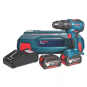 Bosch GSB 18 V-55 18V 2 x 4.0Ah Li-Ion Coolpack Brushless Cordless Combi Drill 1 Bosch GSB 18 V-55 18V 2 x 4.0Ah Li-Ion Coolpack Brushless Cordless Combi Drill
