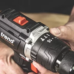 Trend T18S/CDB 18V Li-Ion TXLi Brushless Cordless Combi Drill - Bare -Drill Shop 529VV A4