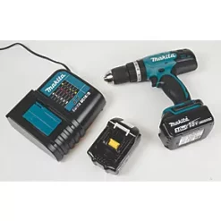 Makita DHP453SFE 18V 2 x 3.0Ah Li-Ion LXT Cordless Combi Drill -Drill Shop 6428R A2