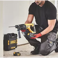 DeWalt DCH033 3kg 18V 2 x 4.0Ah Li-Ion XR Brushless Cordless SDS Plus Drill -Drill Shop 675FJ A5