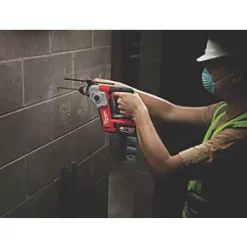 Milwaukee M18 BH-402C 2.5kg 18V 2 x 4.0Ah Li-Ion RedLithium Cordless SDS Plus Hammer Drill -Drill Shop 724HP A3