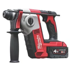 Milwaukee M18 BH-402C 2.5kg 18V 2 x 4.0Ah Li-Ion RedLithium Cordless SDS Plus Hammer Drill