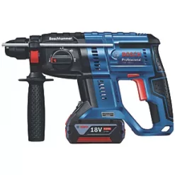 Bosch GBH 18V-21 2.4kg 18V 1 x 4.0Ah Li-Ion Coolpack Brushless Cordless SDS Plus Hammer Drill -Drill Shop 769KJ A2