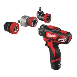 Milwaukee M12 BDDX-202C 12V 2 x 2.0Ah Li-Ion RedLithium Cordless Drill Driver