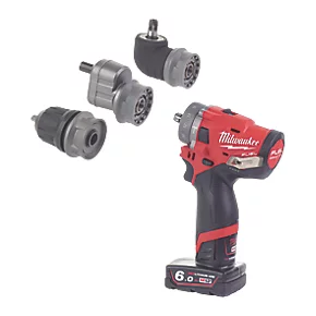 Milwaukee M12 FPDXKIT-602X FUEL 12V 2 x 6.0Ah Li-Ion RedLithium Brushless Cordless 6-in-1 Combi Drill 2 Milwaukee M12 FPDXKIT-602X FUEL 12V 2 x 6.0Ah Li-Ion RedLithium Brushless Cordless 6-in-1 Combi Drill - Image 2