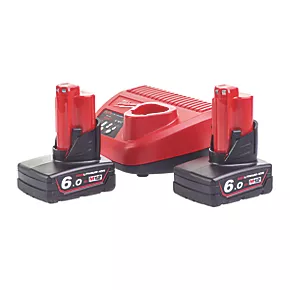 Milwaukee M12 CH-602X FUEL 1.9kg 12V 2 x 6.0Ah Li-Ion RedLithium Brushless Cordless SDS Plus Drill 2 Milwaukee M12 CH-602X FUEL 1.9kg 12V 2 x 6.0Ah Li-Ion RedLithium Brushless Cordless SDS Plus Drill - Image 2